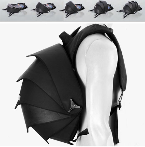biomimicry armadillo backpack