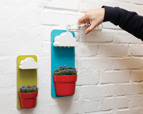 modern cloud planter