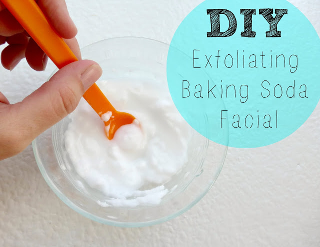 DIY beauty baking soda facial