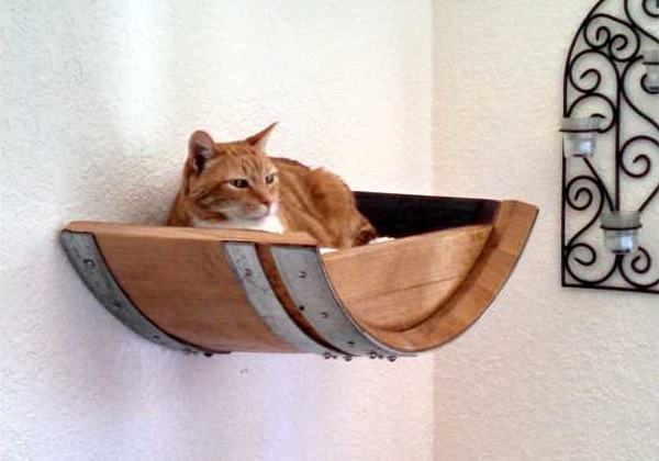 Crate and store barrel cat bed