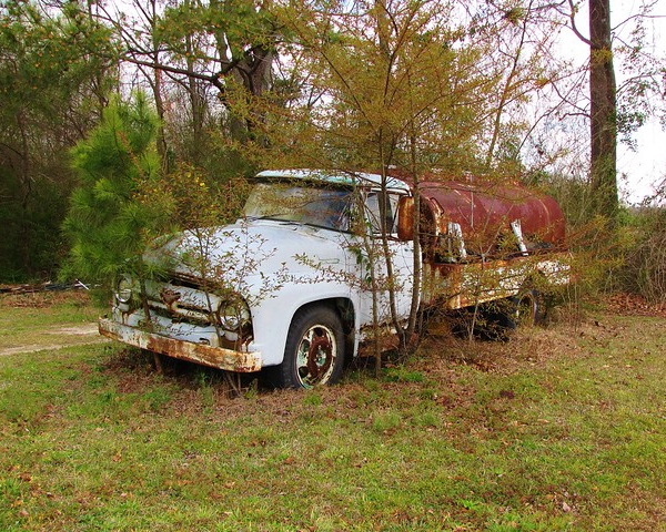 Power Plants: 10 More Overgrown Abandoned Vehicles