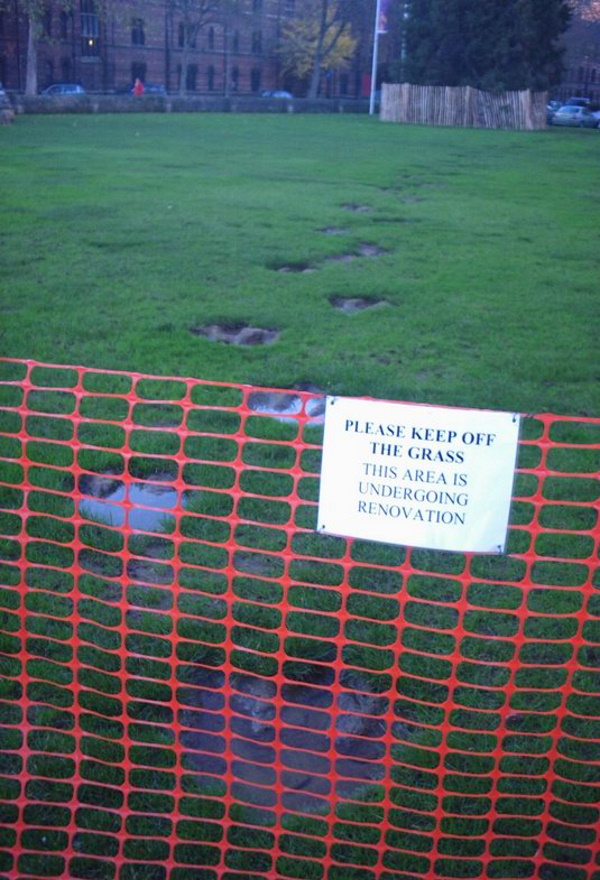 Lawn Order: 10 Seedy ‘Keep Off The Grass’ Signs