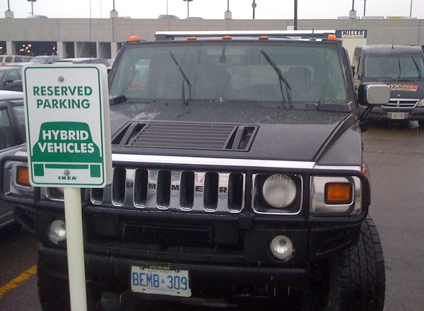 Locked Anoded: 7 Hybrid Vehicle Parking Signs