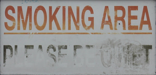 The Burn Identity: 10 Smokin’ Hot Smoking Area Signs